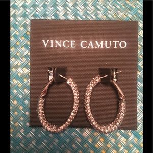 Vince Camuto Silver oval hoops